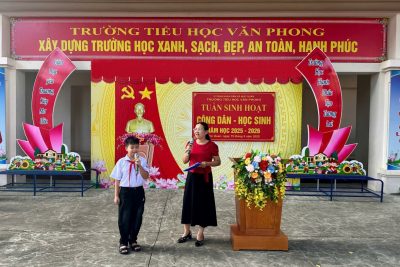 TUẦN SINH HOẠT CÔNG DÂN – HỌC SINH TẠI TRƯỜNG TIỂU HỌC VĂN PHONG: KHỞI ĐẦU NĂM HỌC MỚI VỚI THÔNG ĐIỆP “KỶ LUẬT – TỰ GIÁC – VUI HỌC MỖI NGÀY”