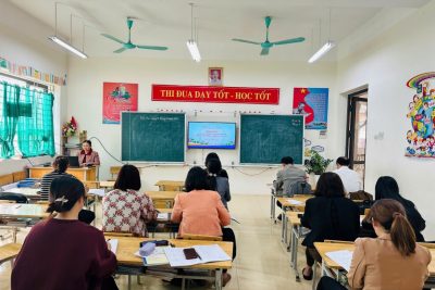 TRƯỜNG TIỂU HỌC VĂN PHONG TỔ CHỨC THÀNH CÔNG CHUYÊN ĐỀ BỒI DƯỠNG NÂNG CAO NĂNG LỰC DẠY HỌC MÔN TIẾNG VIỆT THEO CT GDPT 2018 CHO CÁN BỘ QUẢN LÍ, GIÁO VIÊN